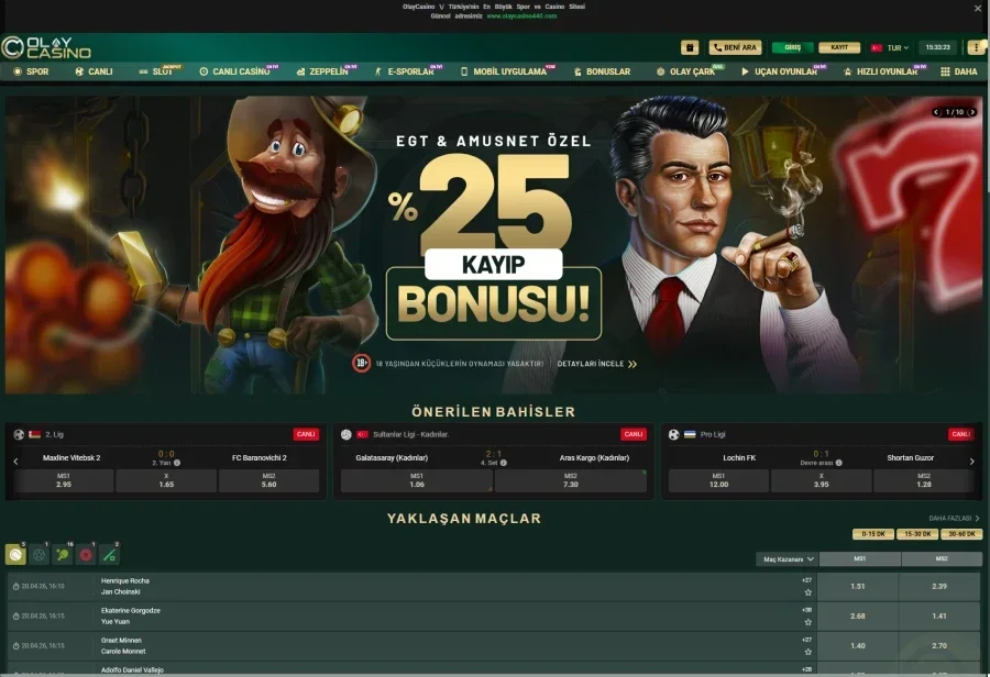OlayCasino ekran görüntüsü